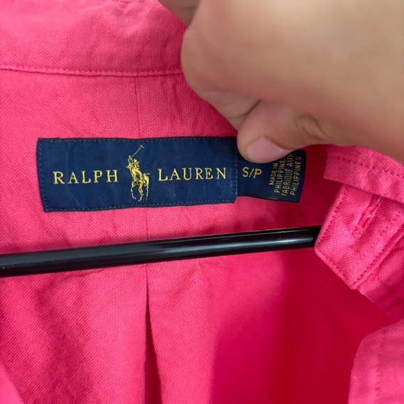 pink polo ralph lauren shirt - Picture 5 of 7